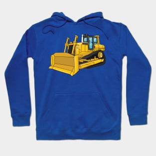 Forklift cartoon illustration Hoodie